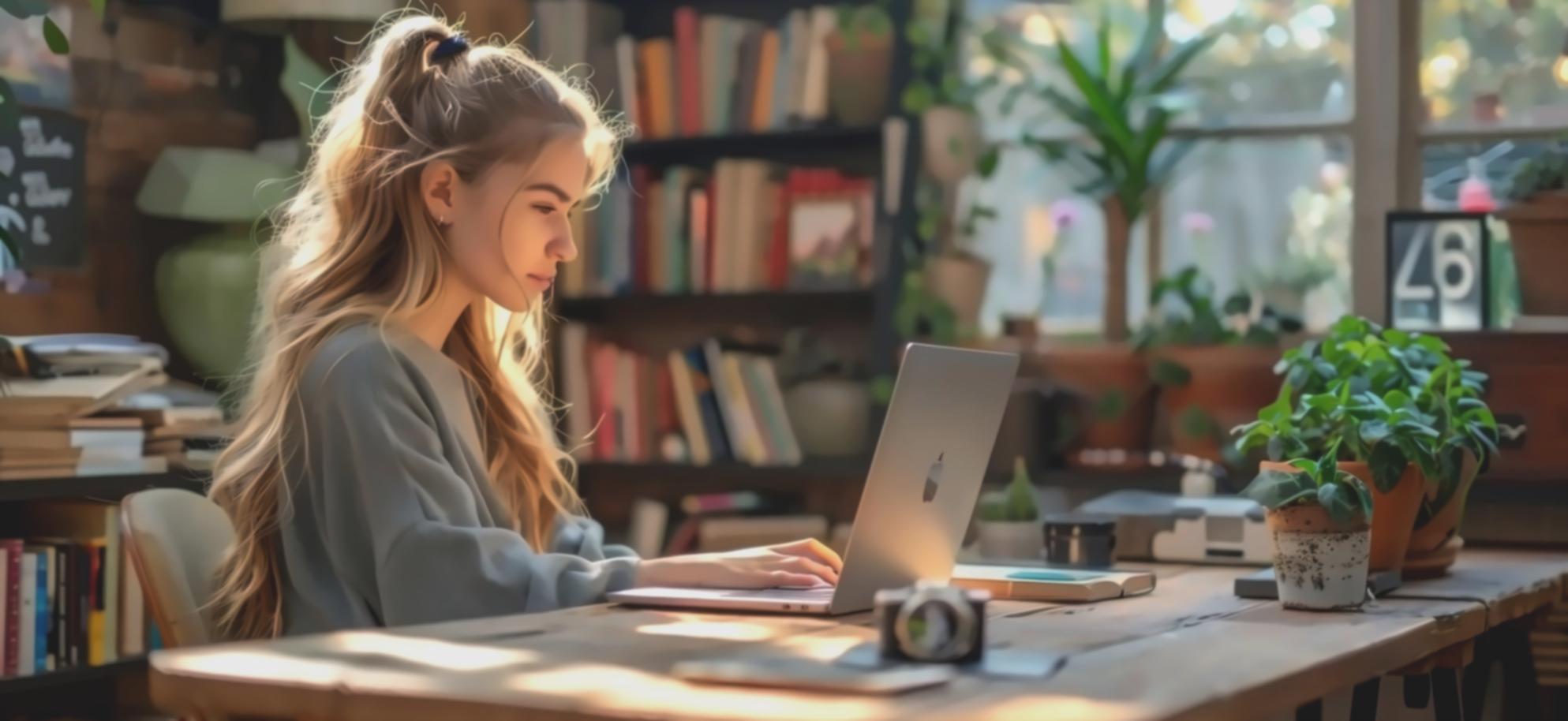 Estudiante desarrollando un prototipo de juego con mecánicas físicas avanzadas